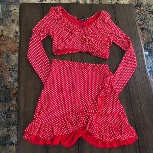 Polka Dot Two-Piece Set